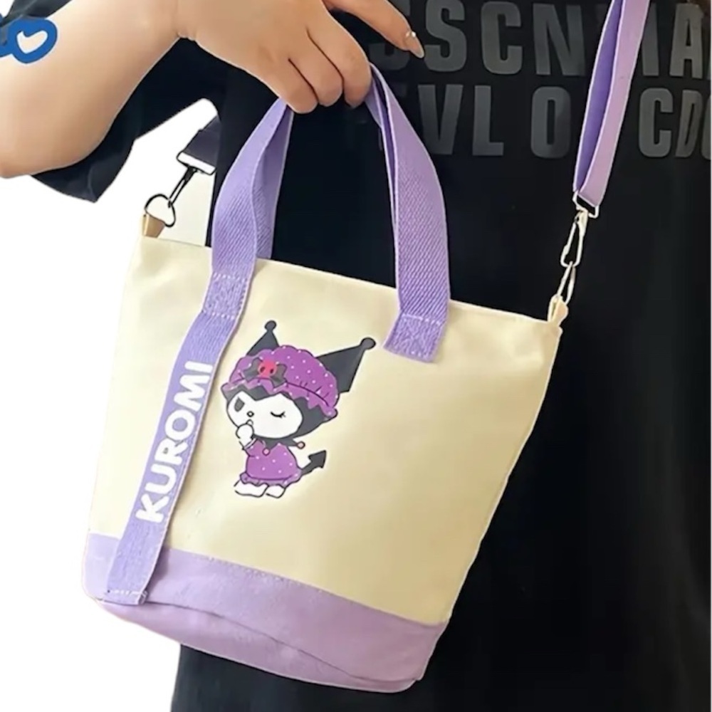 New Sanrio Kuromi Bucket Purse (Handbag /Crossbody) - Picture 2 of 3